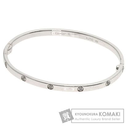 CARTIER LOVE Bracelets SM Full Diamond #16 No Driver Bracelet K18 White Gold Ladies [Used]