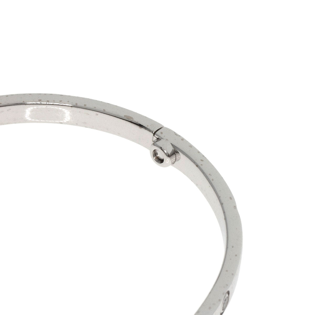 CARTIER LOVE Bracelets SM Full Diamond #16 No Driver Bracelet K18 White Gold Ladies [Used]