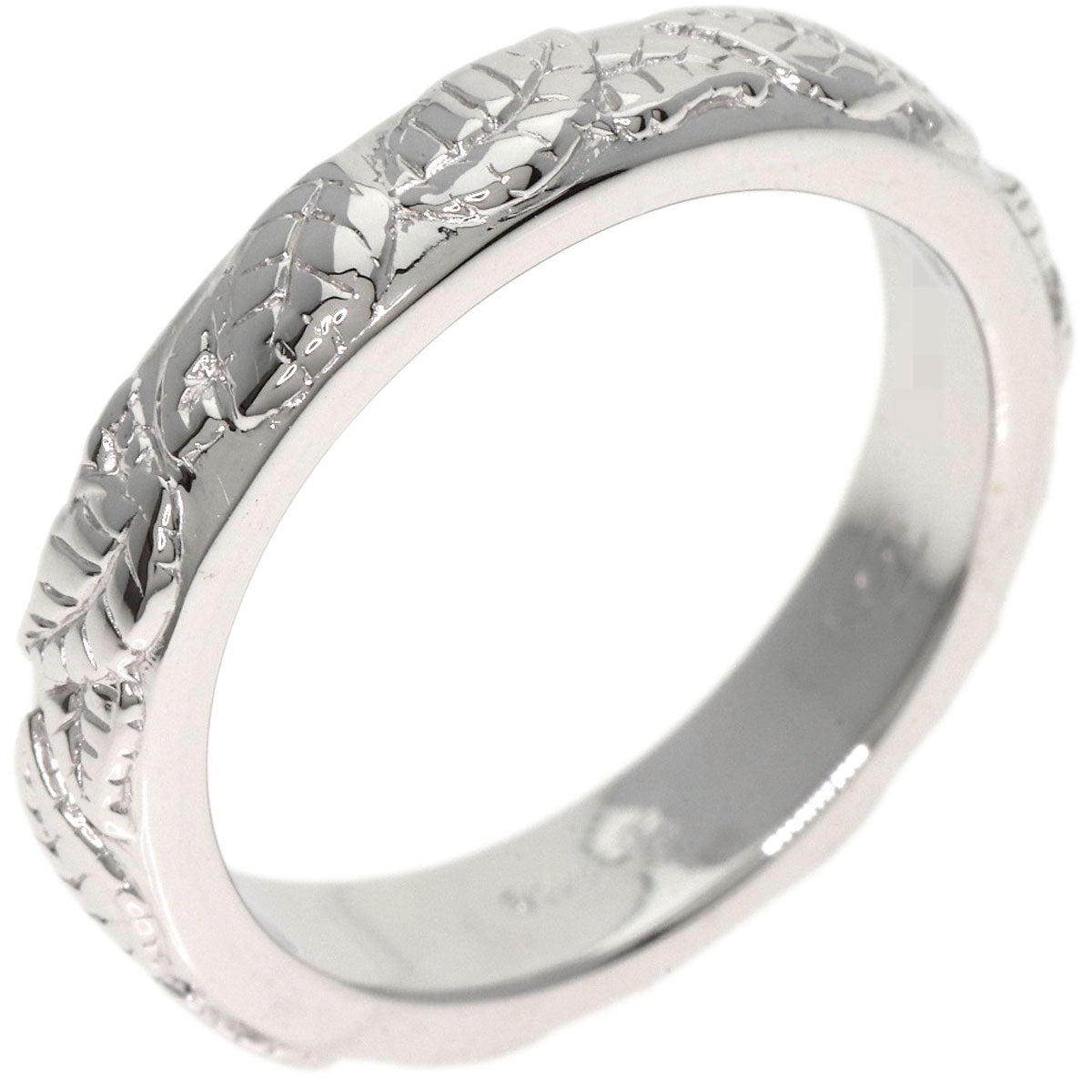 Carrera y Carrera Leaf motif Ring K18 White Gold Ladies [Used]