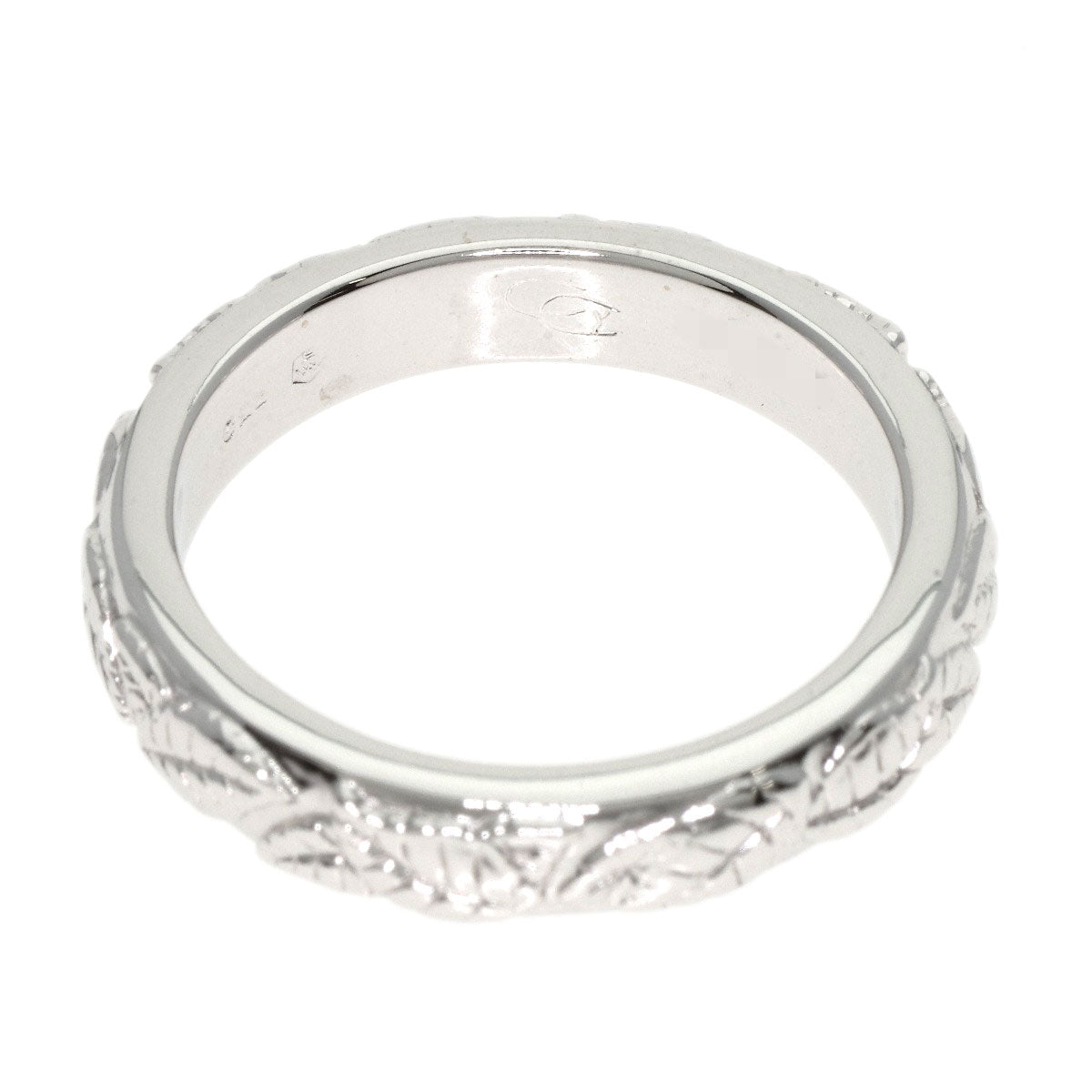 Carrera y Carrera Leaf motif Ring K18 White Gold Ladies [Used]