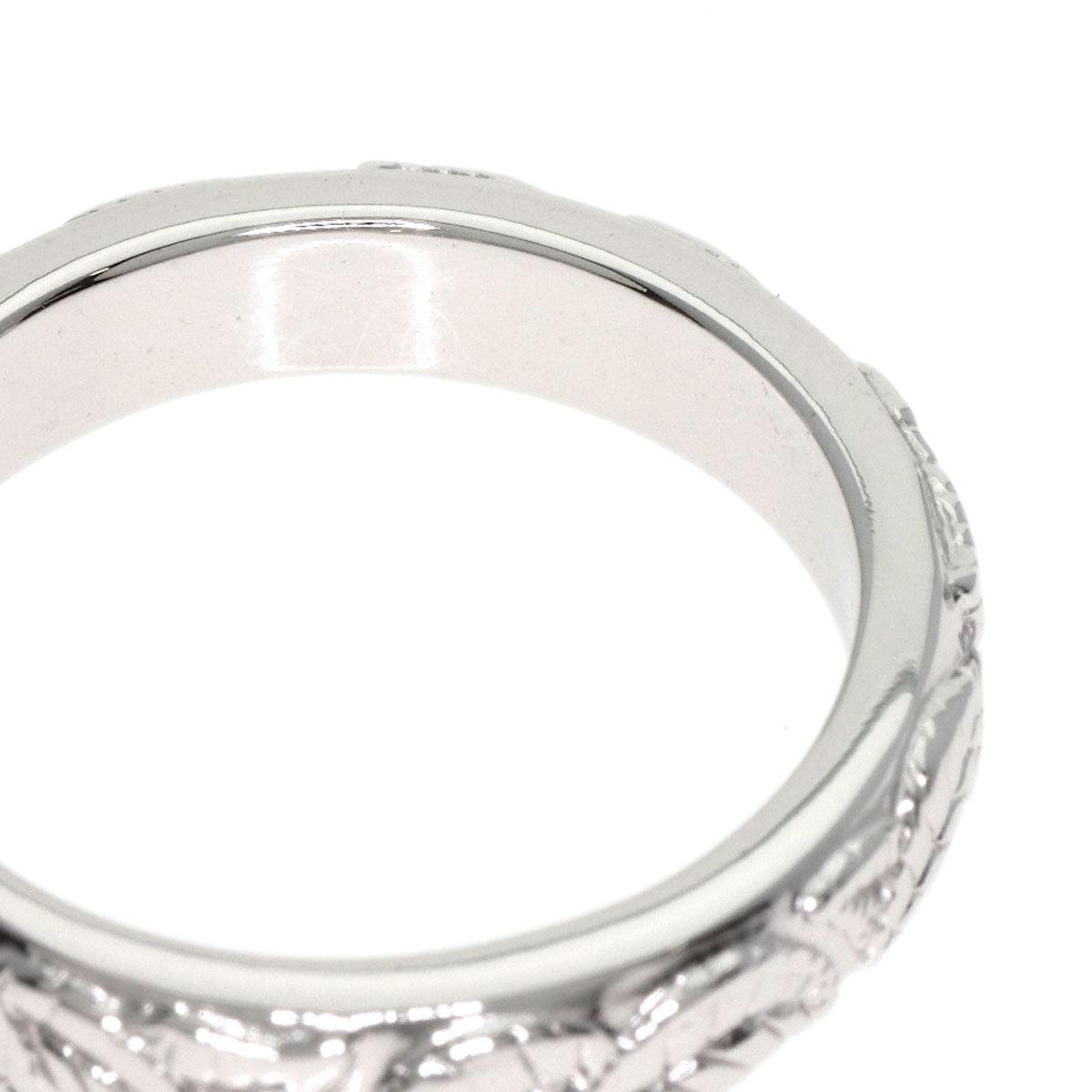 Carrera y Carrera Leaf motif Ring K18 White Gold Ladies [Used]