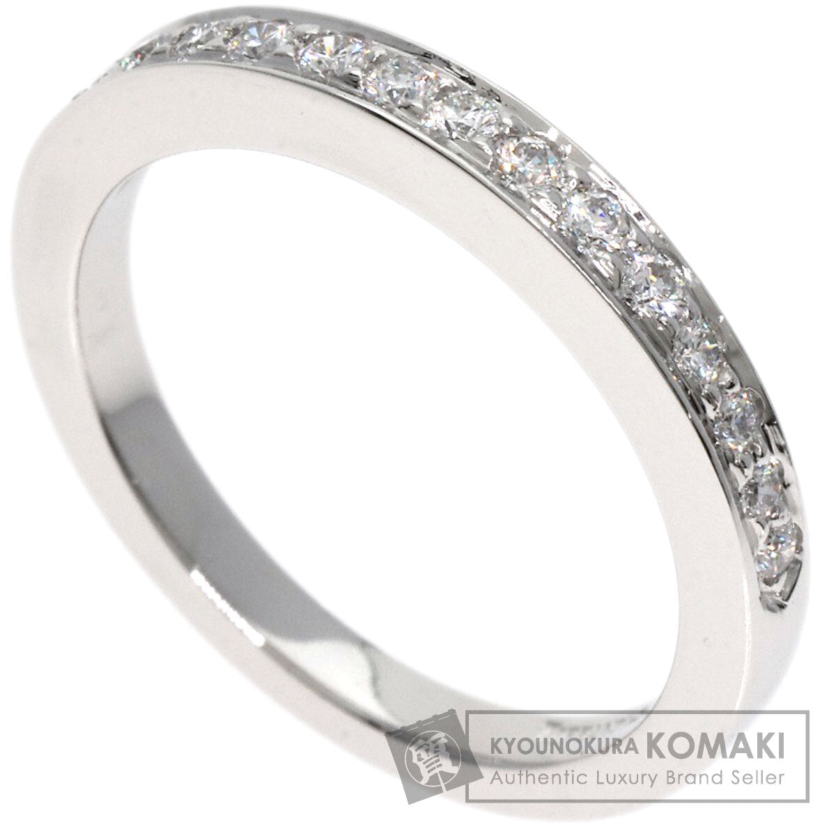 TIFFANY&Co. Half Eternity Diamond Ring Platinum PT950 Ladies [Used]