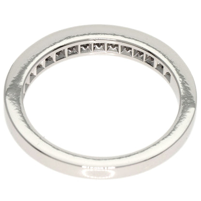TIFFANY&Co. Half Eternity Diamond Ring Platinum PT950 Ladies [Used]