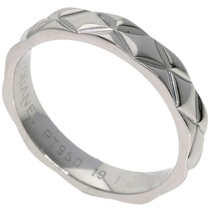CHANEL   Matelasse  #51 Ring  Platinum PT950 Ladies  [’†ŒÃ]