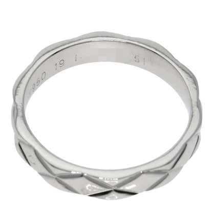 CHANEL   Matelasse  #51 Ring  Platinum PT950 Ladies  [’†ŒÃ]