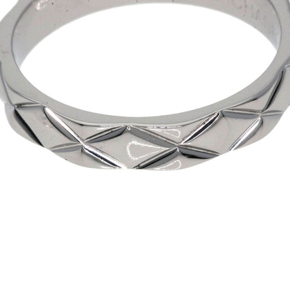 CHANEL   Matelasse  #51 Ring  Platinum PT950 Ladies  [’†ŒÃ]