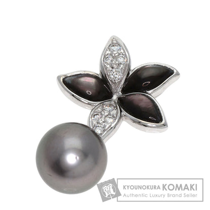 TASAKI Pearl Pearl Diamond Pendant top K18 White Gold Ladies [Used]