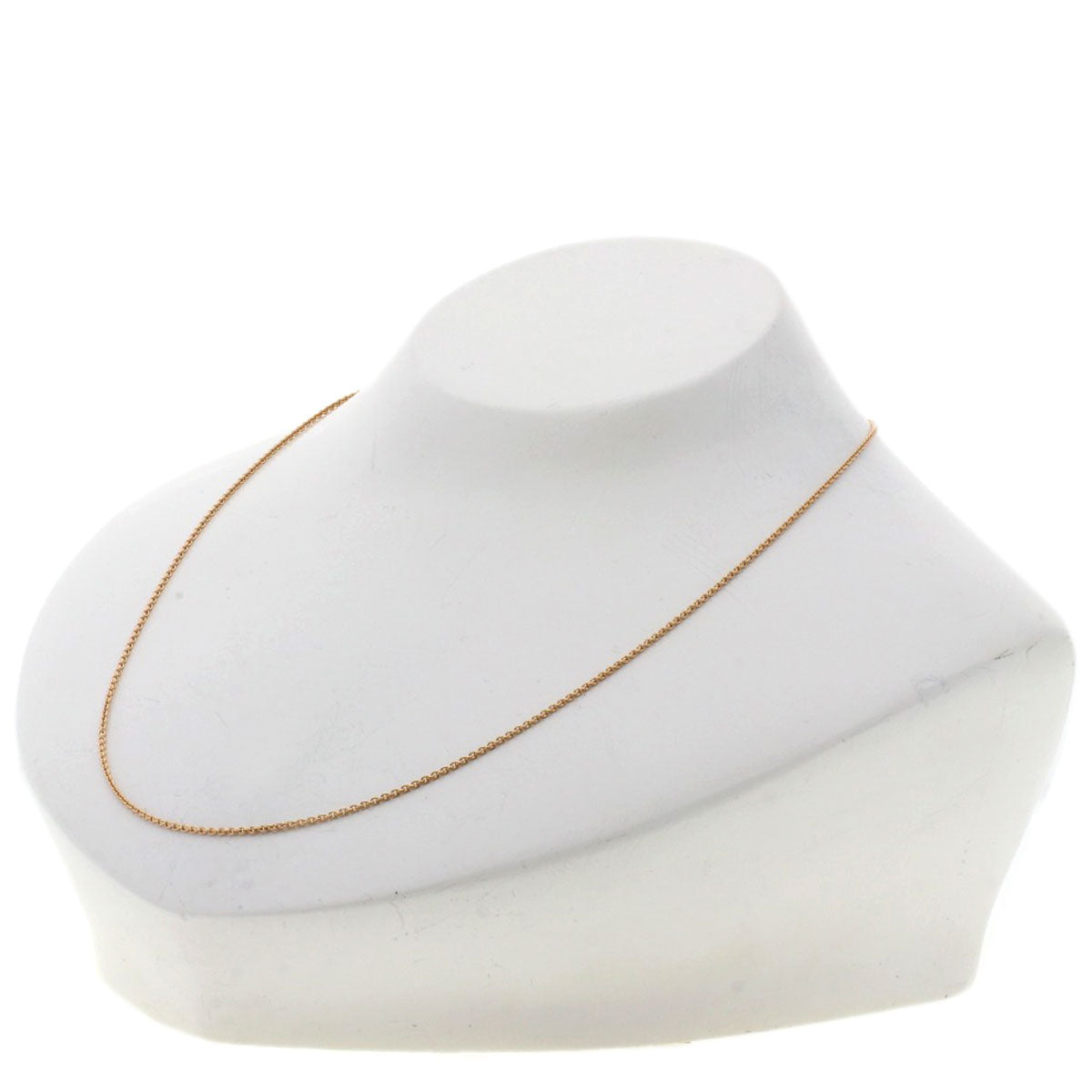 MIKIMOTO Chain 16.5" Necklace K18 Pink Gold Ladies [Used]