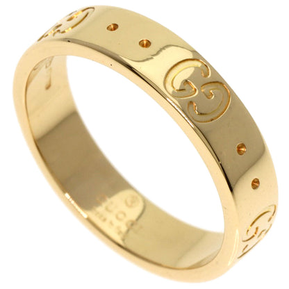 GUCCI Icon # 9 Ring K18 Yellow Gold Ladies [Used]
