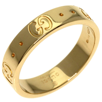 GUCCI Icon # 9 Ring K18 Yellow Gold Ladies [Used]