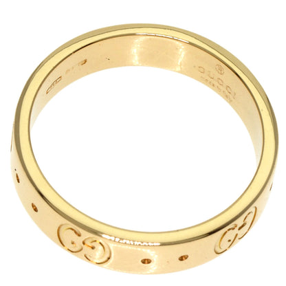 GUCCI Icon # 9 Ring K18 Yellow Gold Ladies [Used]