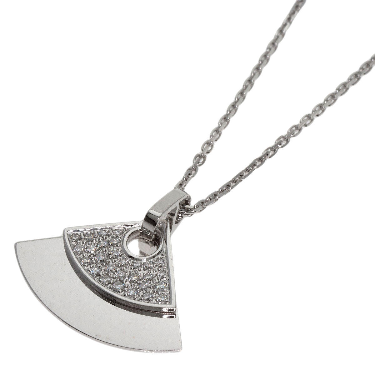 MAUBOUSSIN Diamond Necklace K18 White Gold Ladies [Used]