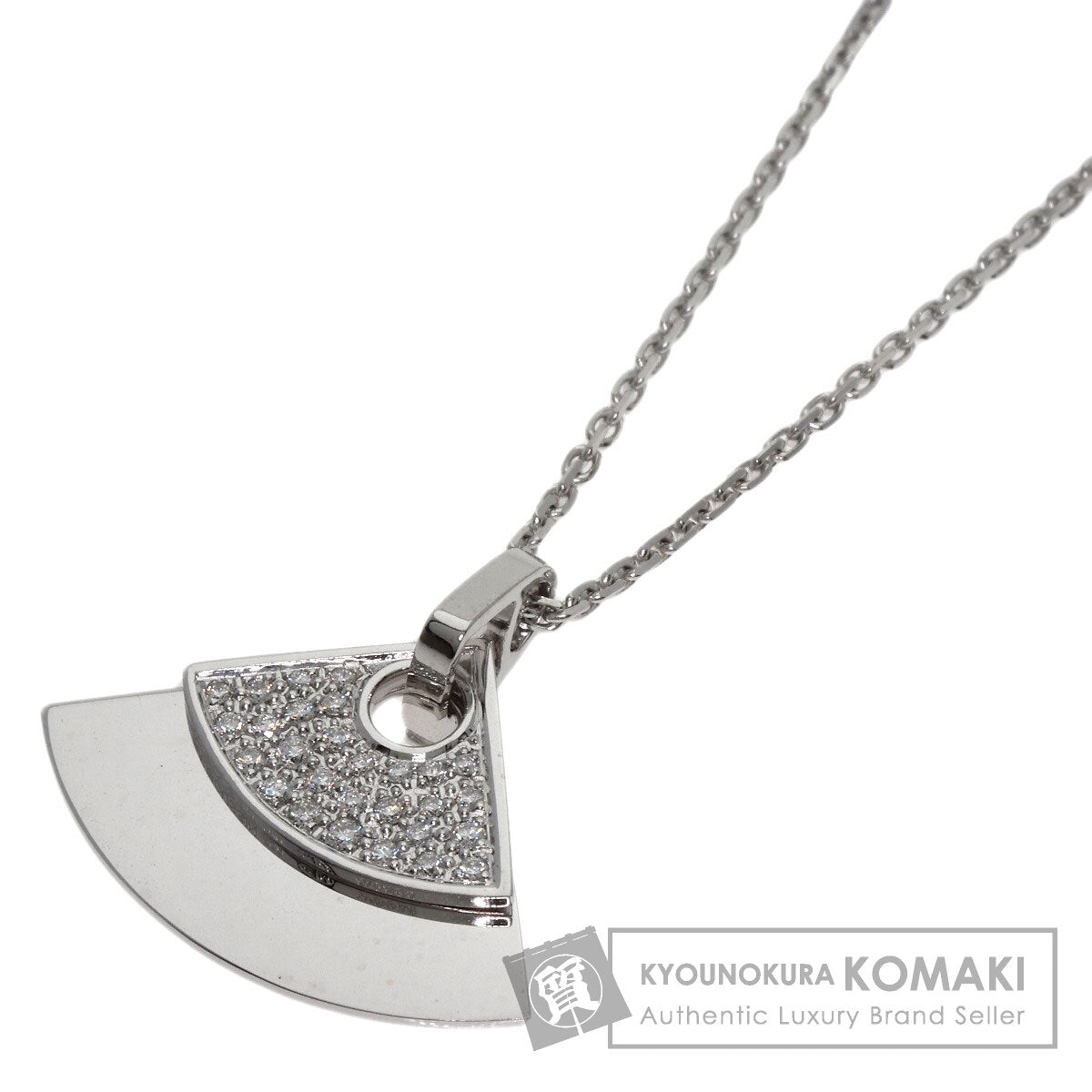 MAUBOUSSIN Diamond Necklace K18 White Gold Ladies [Used]