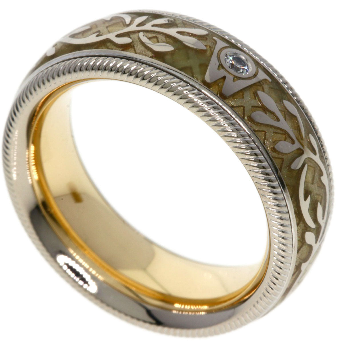 Wellendorff Diamond #48.5 Ring K18 Yellow Gold K18 White Gold 11.7g　Ladies