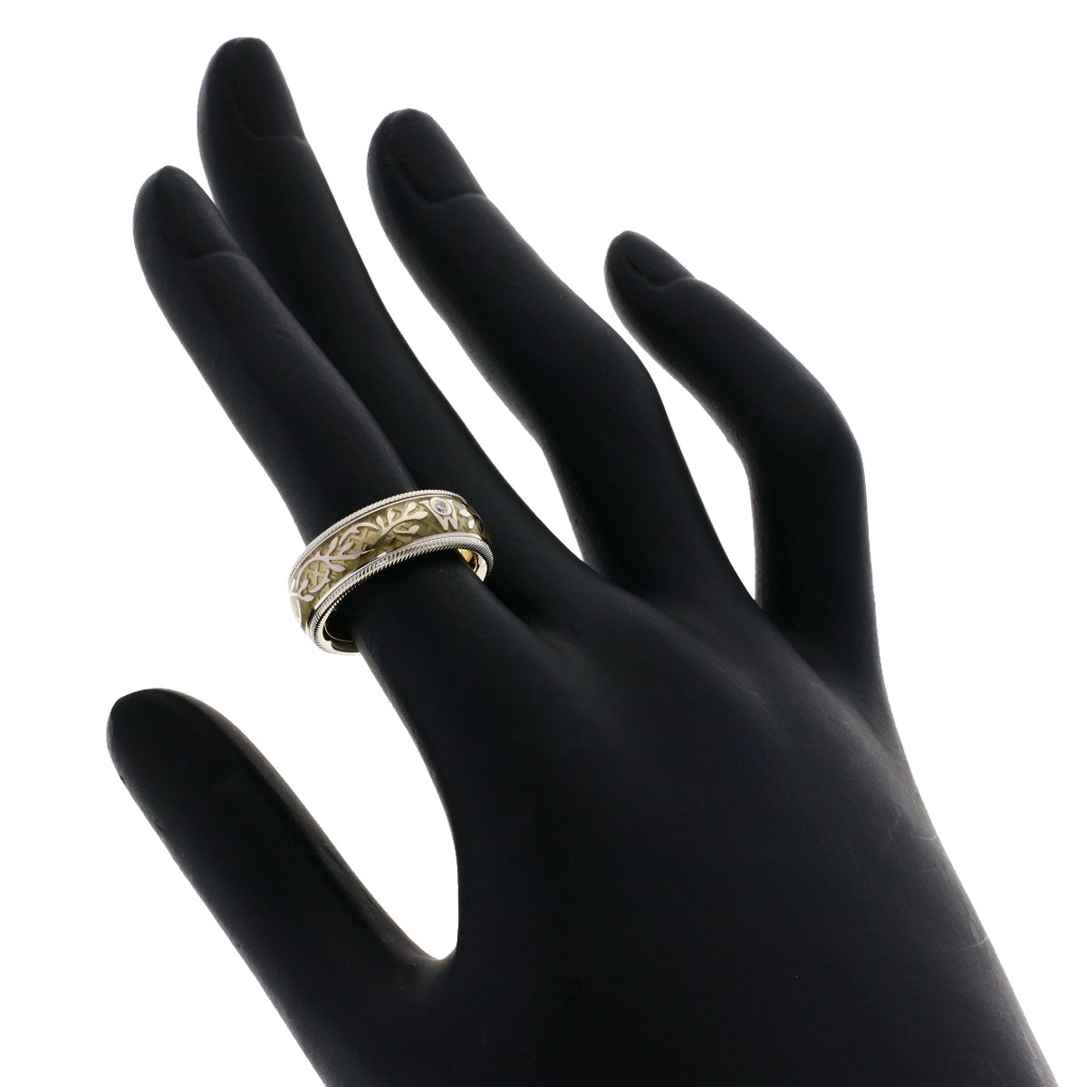 Wellendorff Diamond #48.5 Ring K18 Yellow Gold K18 White Gold 11.7g　Ladies