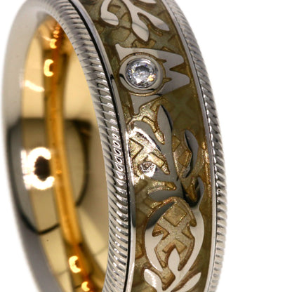 Wellendorff Diamond #48.5 Ring K18 Yellow Gold K18 White Gold 11.7g　Ladies