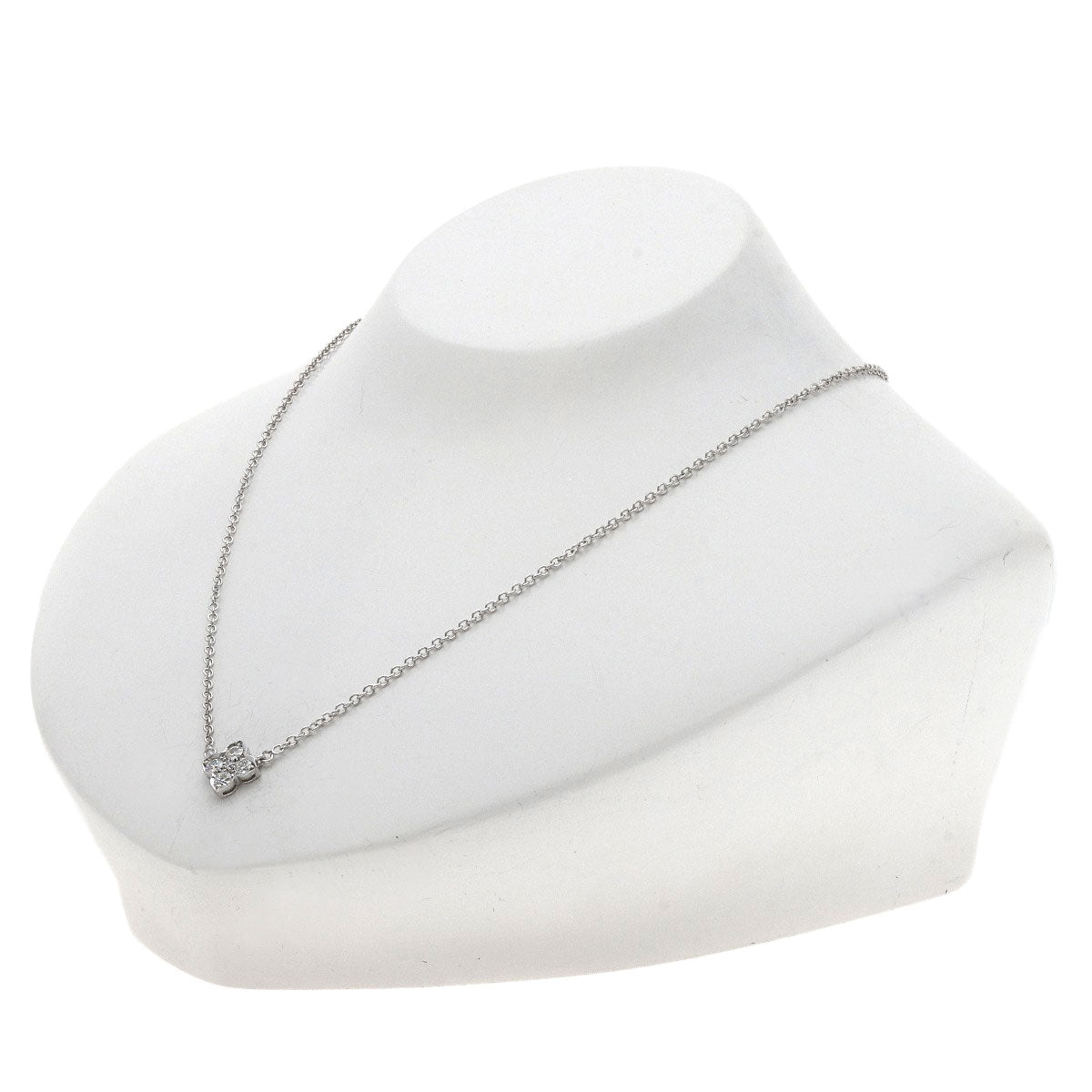 CARTIER Hindu Diamond Necklace K18 White Gold Ladies [Used]