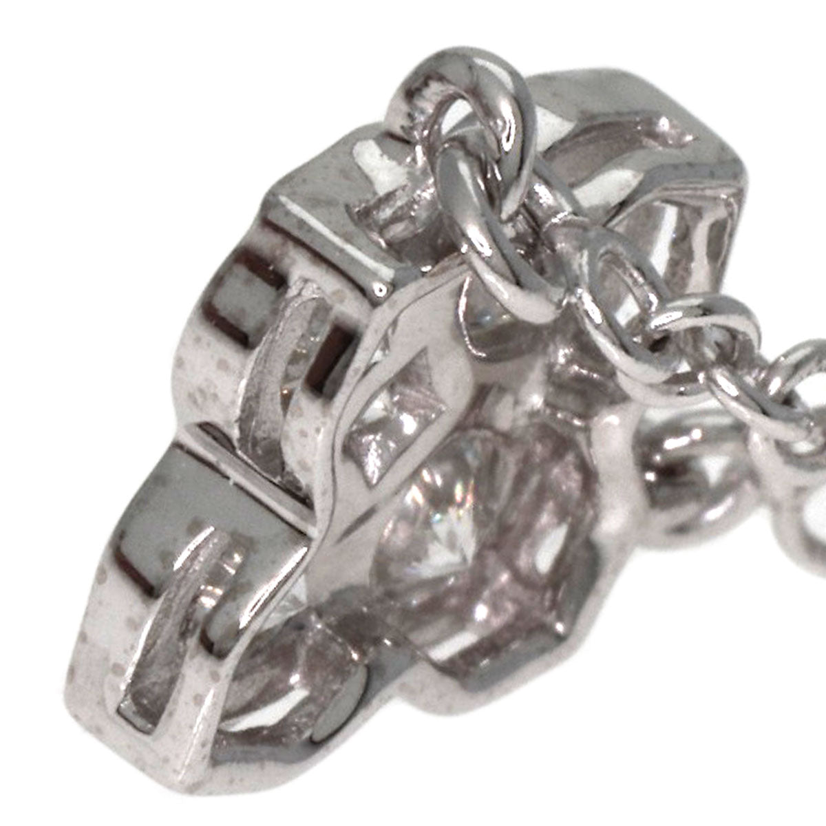 CARTIER Hindu Diamond Necklace K18 White Gold Ladies [Used]