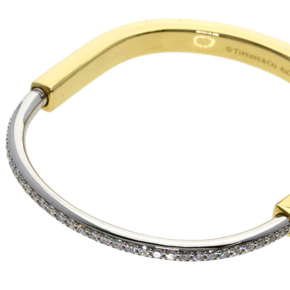 TIFFANY&Co. TIFFANY&Co. Rock Bangle Diamond Bracelet K18 Yellow Gold K18 White GoldLadies [Used]