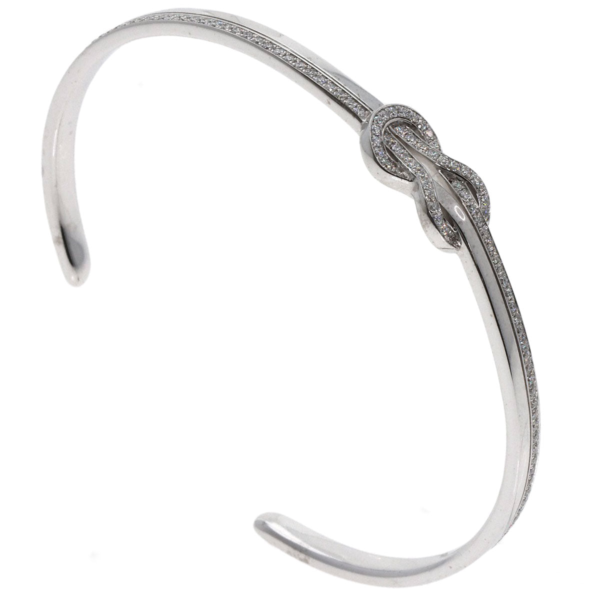 FRED Chance Infinie Diamond Bangle #15 Bracelet K18 White Gold Ladies [Used]