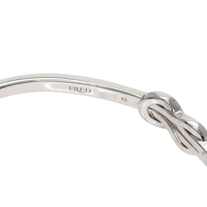 FRED Chance Infinie Diamond Bangle #15 Bracelet K18 White Gold Ladies [Used]