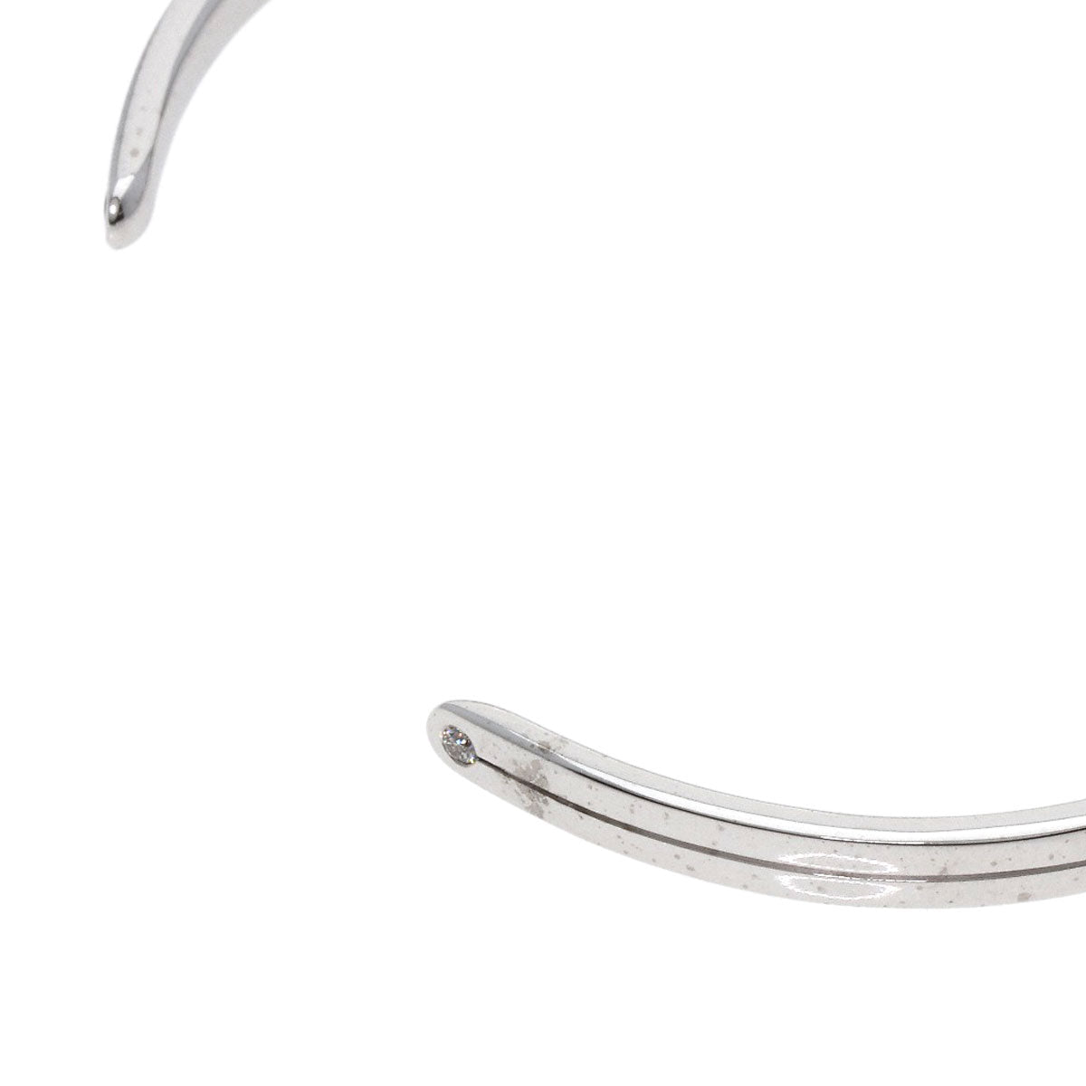 FRED Chance Infinie Diamond Bangle #15 Bracelet K18 White Gold Ladies [Used]