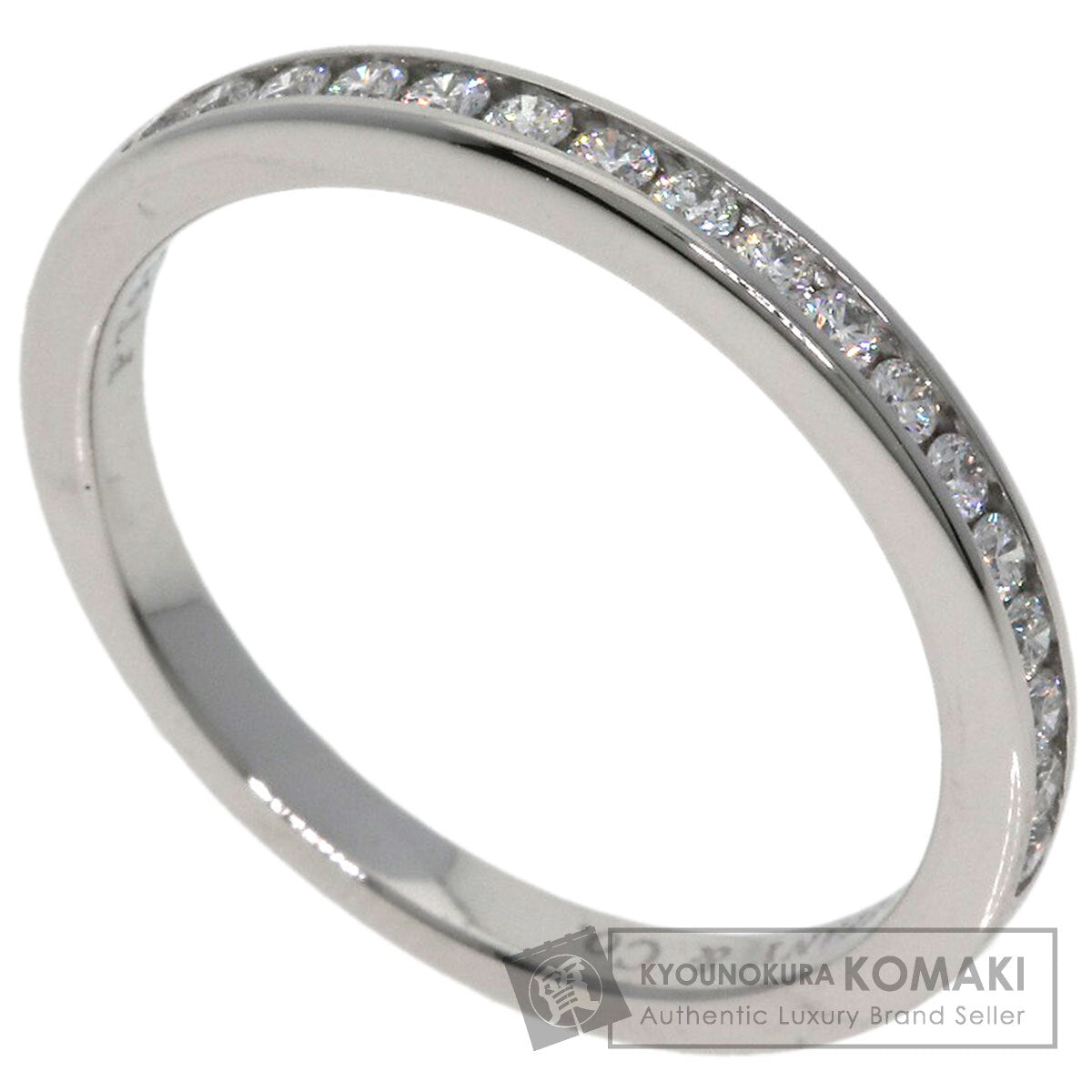 TIFFANY&Co. Half Eternity Diamond Ring Platinum PT950 Ladies [Used]