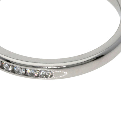 TIFFANY&Co. Half Eternity Diamond Ring Platinum PT950 Ladies [Used]
