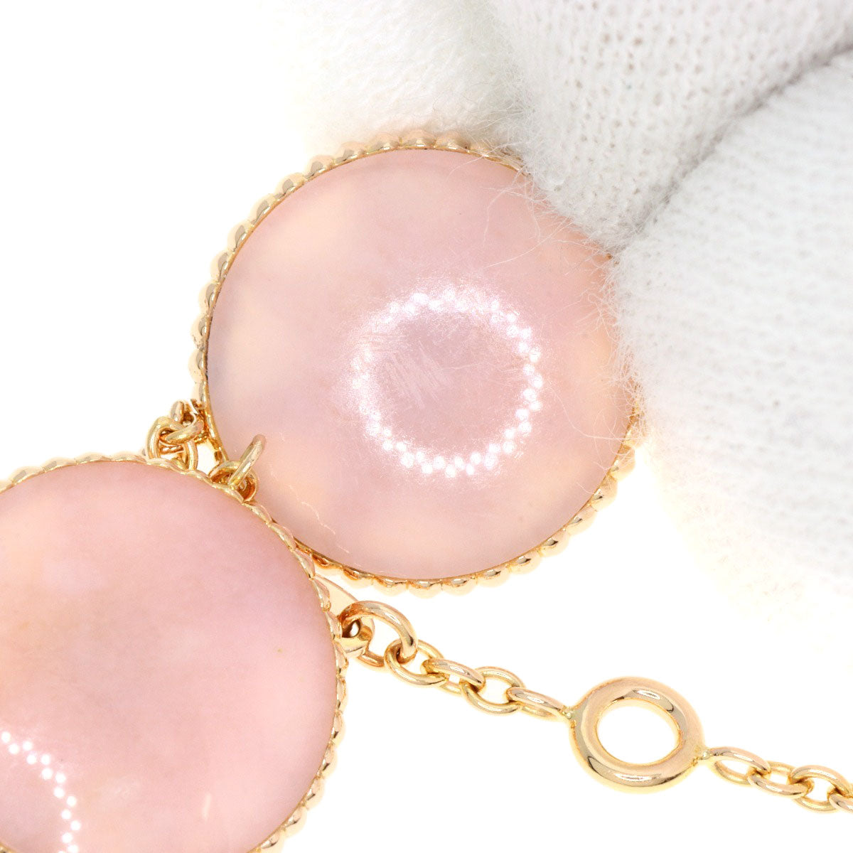 Dior Rose des Vents Diamond Pink Opal 5 Icon Bracelet K18 Pink Gold Ladies [Used]