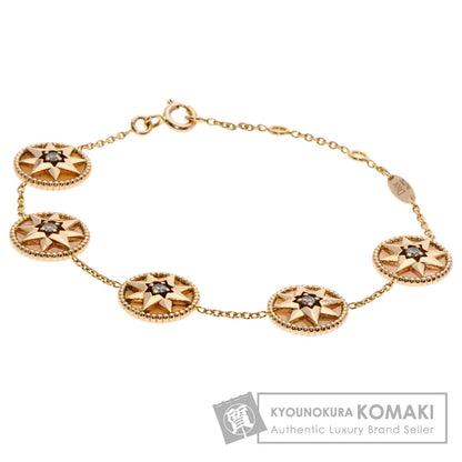 Dior Rose des Vents Diamond Pink Opal 5 Icon Bracelet K18 Pink Gold Ladies [Used]