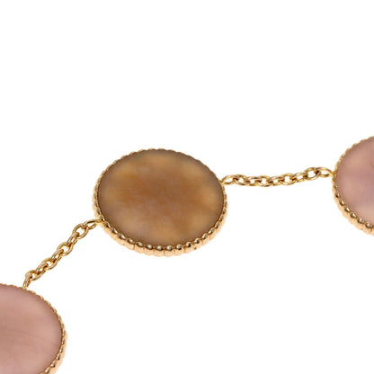 Dior Rose des Vents Diamond Pink Opal 5 Icon Bracelet K18 Pink Gold Ladies [Used]