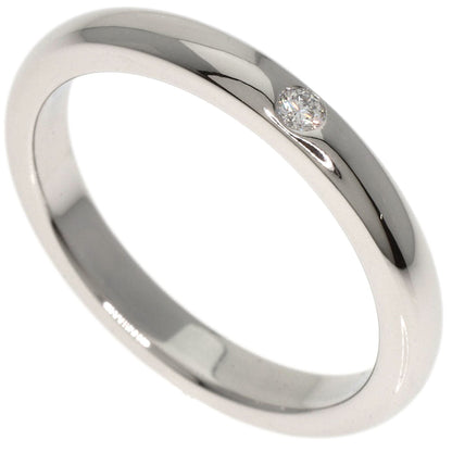 TIFFANY&Co.   Ring Stacking band 1P Diamond Platinum PT950 Ladies