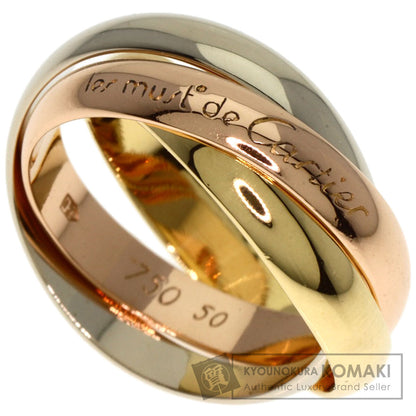 CARTIER Trinity #50 Ring K18 Yellow Gold K18 White GoldLadies [Used]