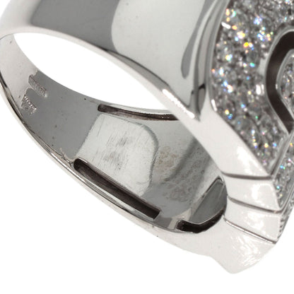 BVLGARI Parentesi Pavé Diamond Ring K18 White Gold Ladies [Used]