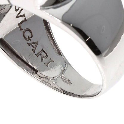 BVLGARI Parentesi Pavé Diamond Ring K18 White Gold Ladies [Used]