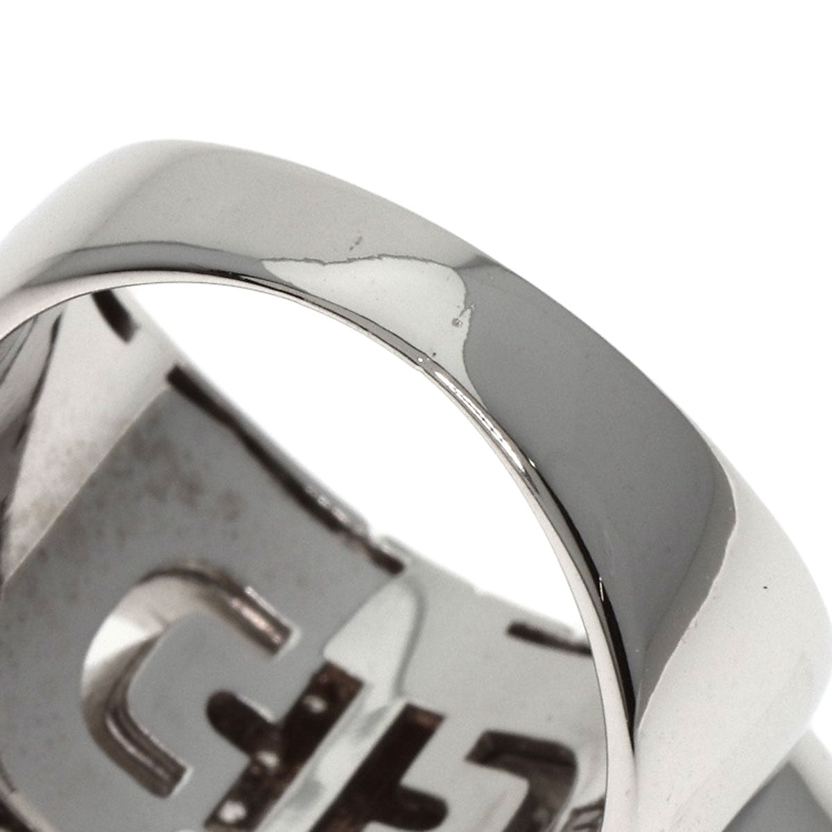 BVLGARI Parentesi Pavé Diamond Ring K18 White Gold Ladies [Used]