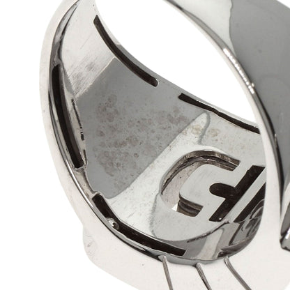 BVLGARI Parentesi Pavé Diamond Ring K18 White Gold Ladies [Used]