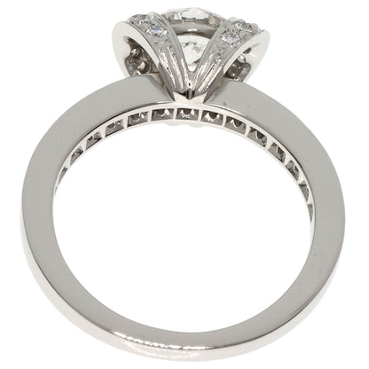 TIFFANY&Co. Ribbon Diamond Ring Platinum PT950 Ladies [Used]