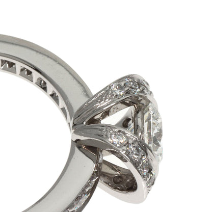 TIFFANY&Co. Ribbon Diamond Ring Platinum PT950 Ladies [Used]
