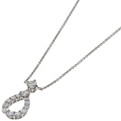 HARRY WINSTON Loop Medium Diamond Necklace Platinum PT950 Ladies [Used]