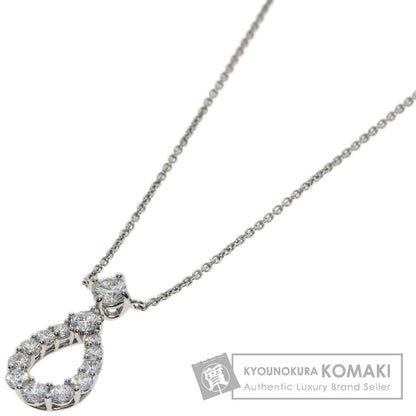 HARRY WINSTON Loop Medium Diamond Necklace Platinum PT950 Ladies [Used]
