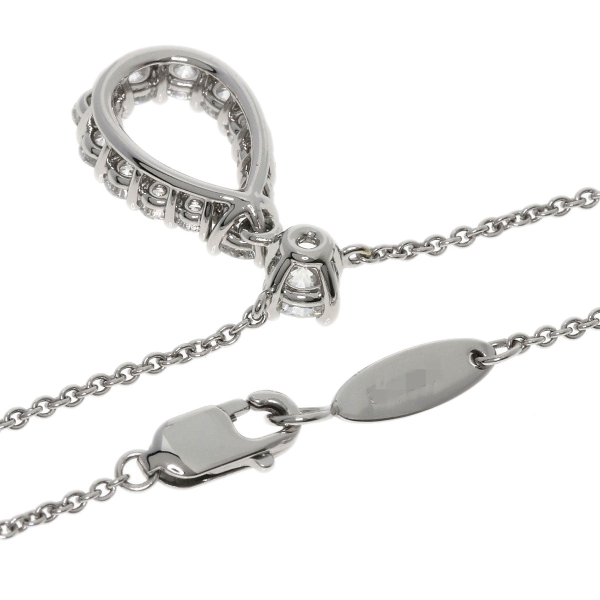 HARRY WINSTON Loop Medium Diamond Necklace Platinum PT950 Ladies [Used]