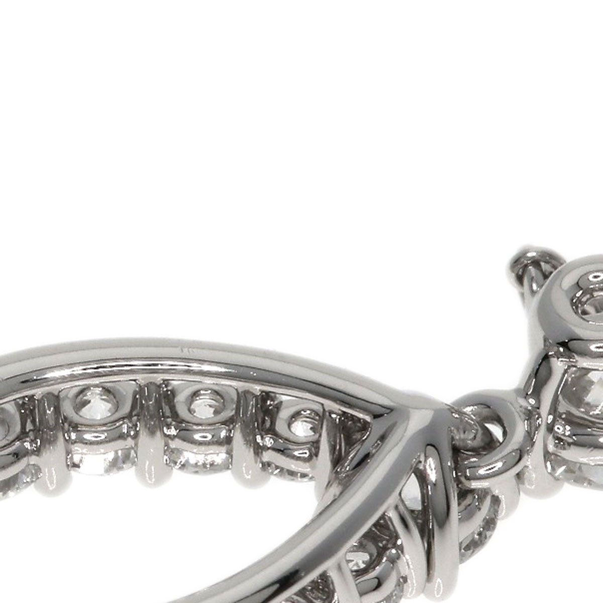 HARRY WINSTON Loop Medium Diamond Necklace Platinum PT950 Ladies [Used]