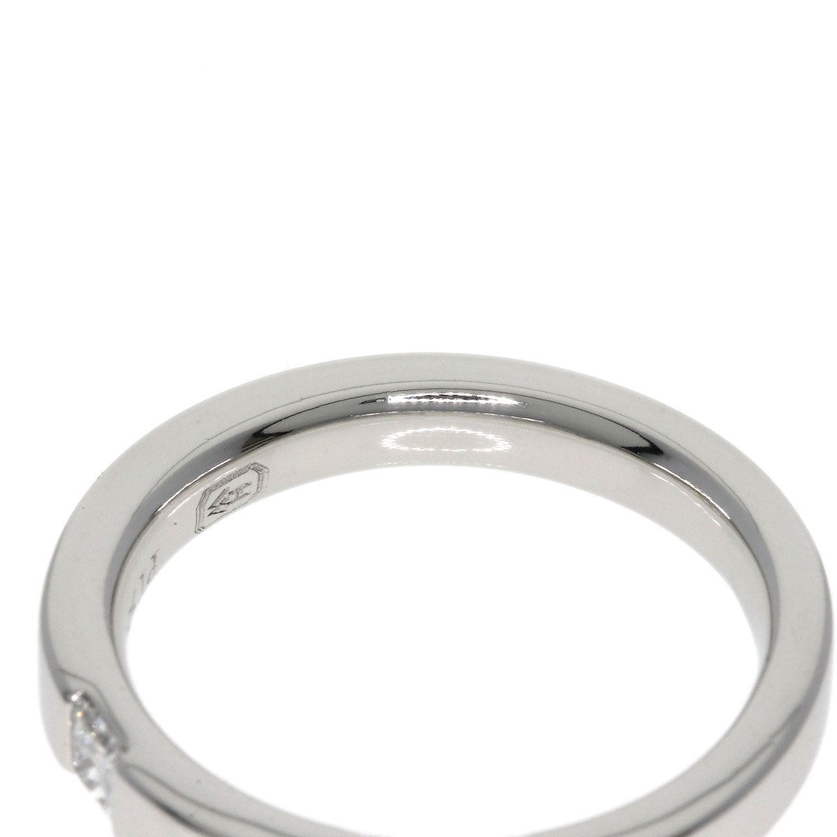 HARRY WINSTON Princess cut diamond Ring Platinum PT950 Ladies [Used]