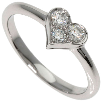 TIFFANY&Co. Sentimental Heart Diamond Ring Platinum PT950 Ladies [Used]