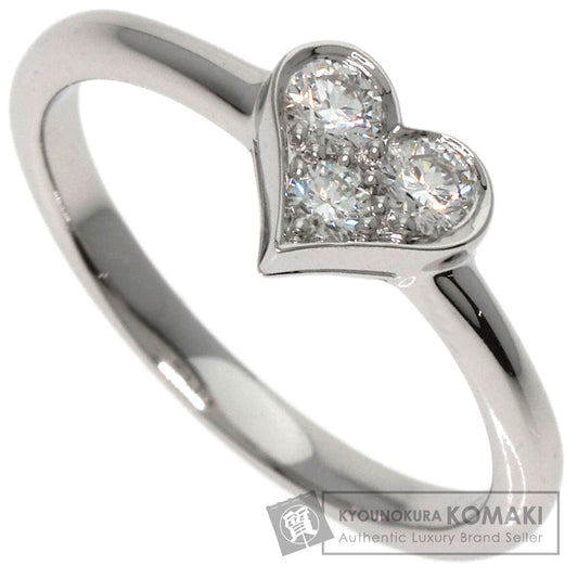 TIFFANY&Co. Sentimental Heart Diamond Ring Platinum PT950 Ladies [Used]