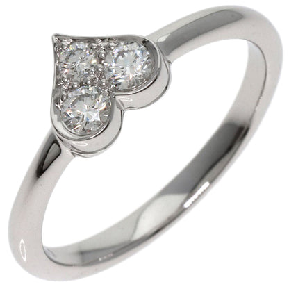 TIFFANY&Co. Sentimental Heart Diamond Ring Platinum PT950 Ladies [Used]