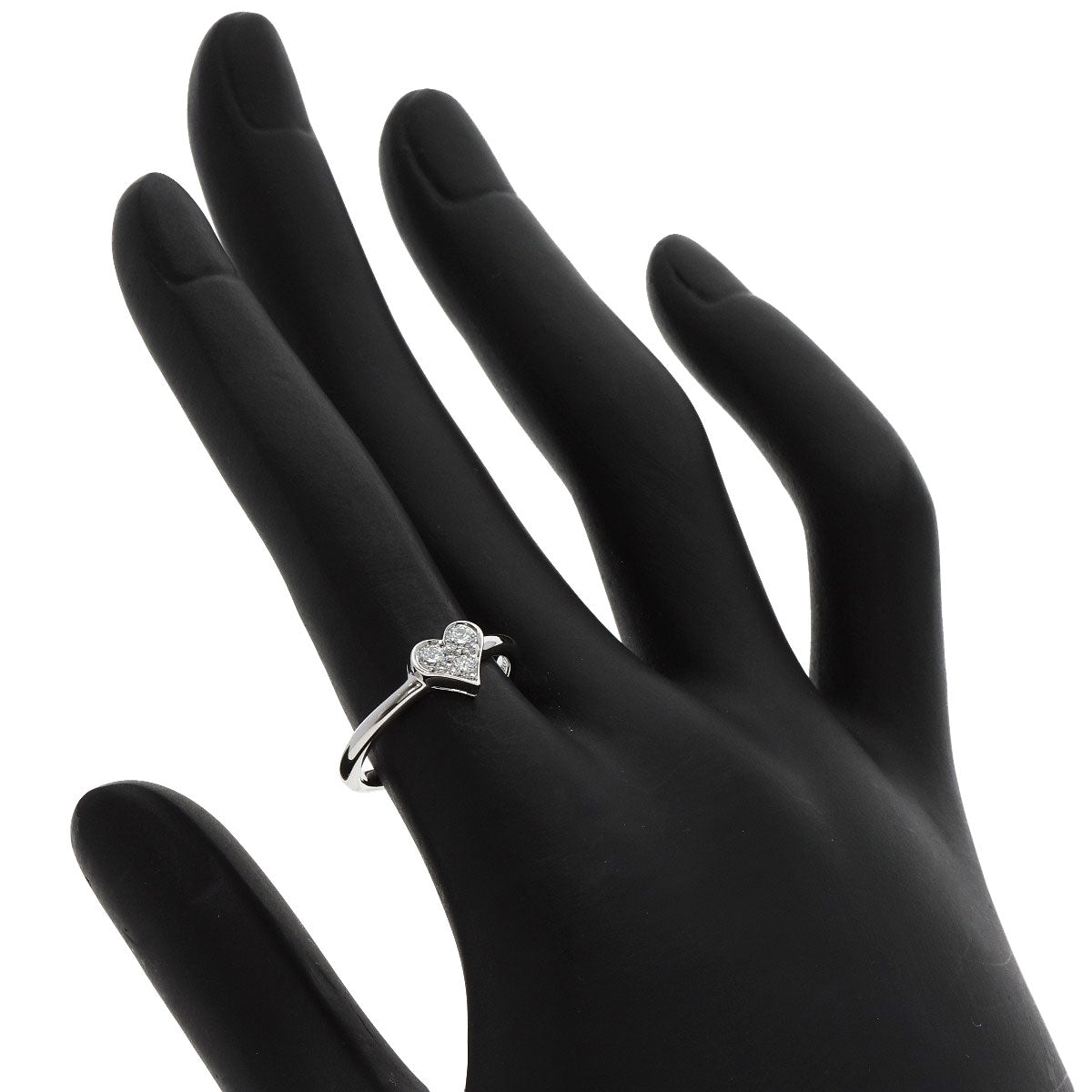 TIFFANY&Co. Sentimental Heart Diamond Ring Platinum PT950 Ladies [Used]