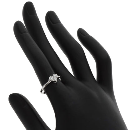 TIFFANY&Co. Sentimental Heart Diamond Ring Platinum PT950 Ladies [Used]