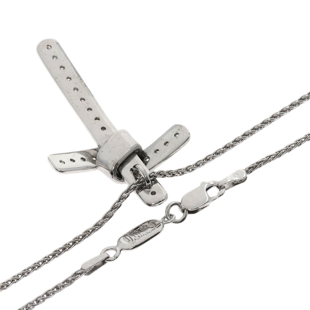 Damiani   Necklace Cross diamond K18 White Gold Ladies